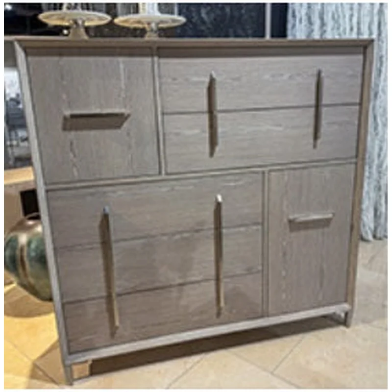 AICO Furniture Lotus Bay"5 Drawer & 2 Door Chest in Sand