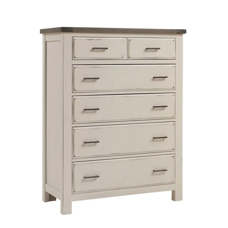 Vaughan-Bassett Chestnut Creek Chest in Alpaca/Greige