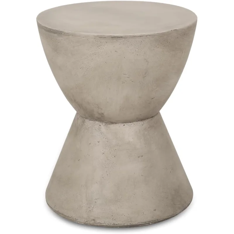 Christopher Knight Home 313408 Side Table Light Gray