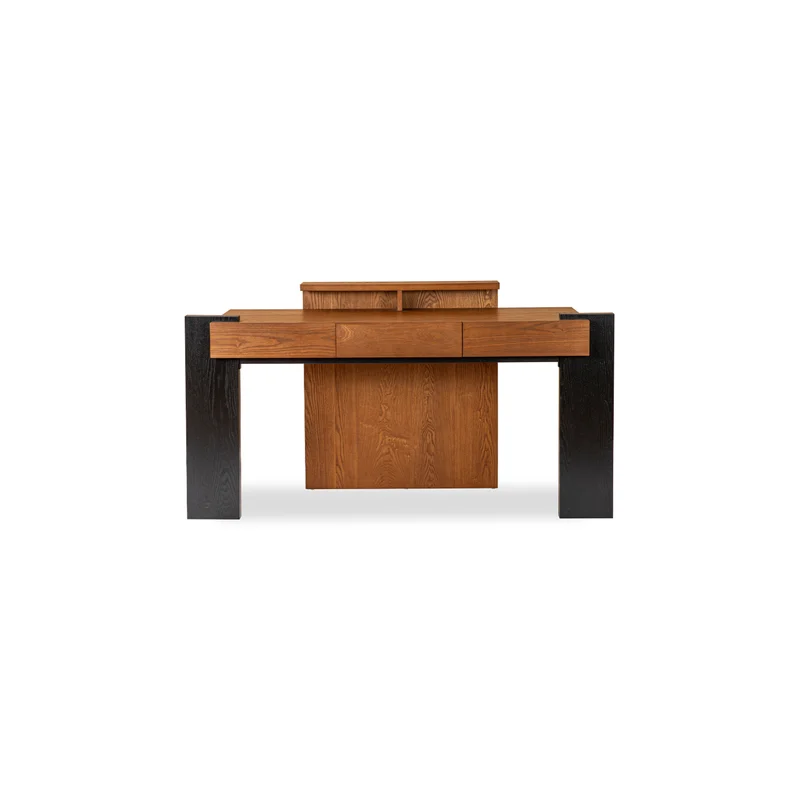 Brown Wooden Contemporary Desk | Liang & Eimil Bugano