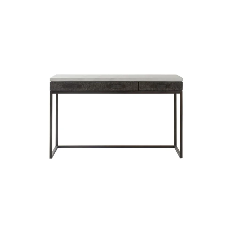 Concrete Top 3-Drawer Desk | Andrew Martin Emerson