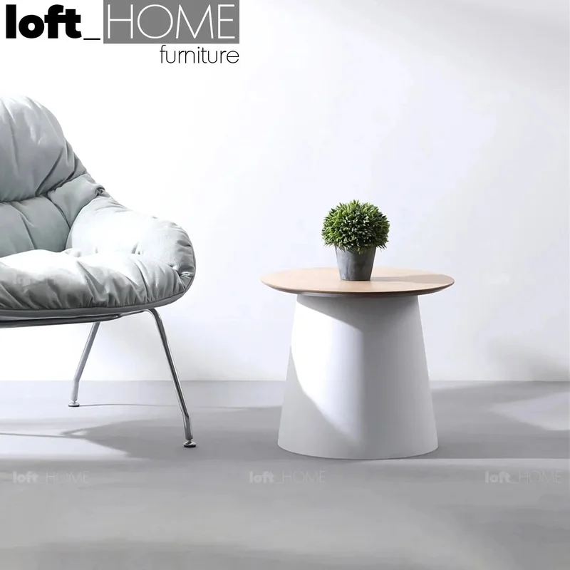 [Clearance] Contemporary Plastic Side Table NOAH