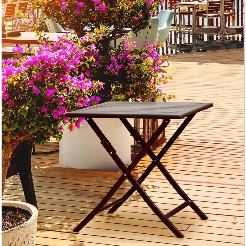 Whiteline Modern Living Flint Outdoor Side Table
