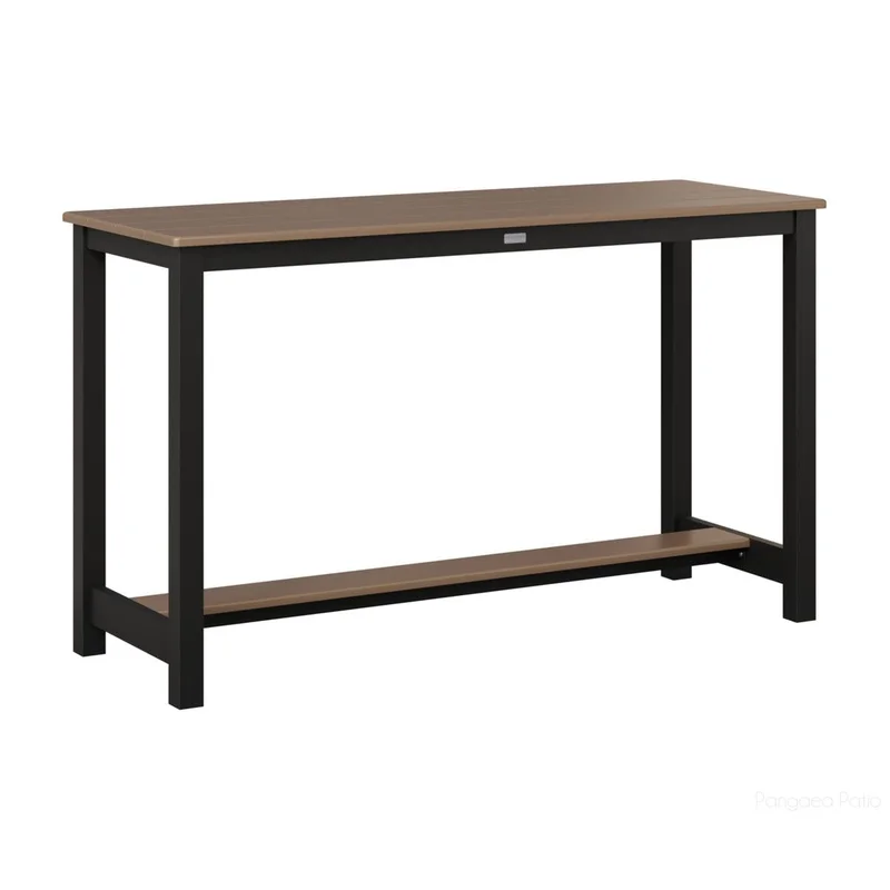 Balcony Table - Hammered Top - Aluminum Base - Counter Height
