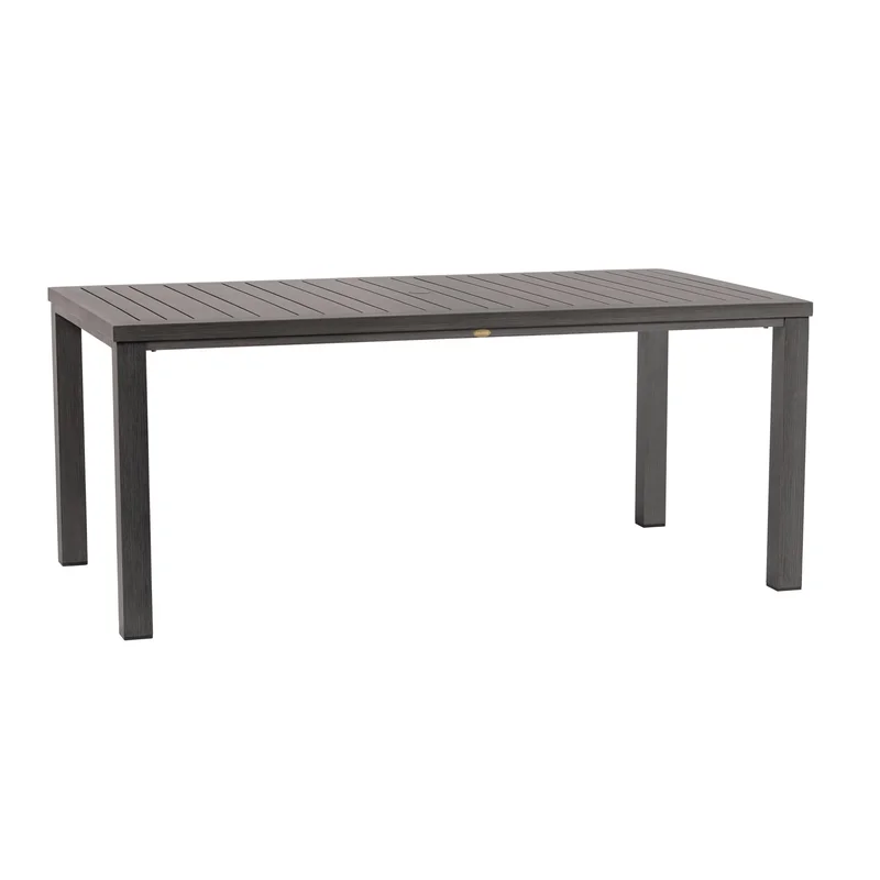 Canbria 71" x 39" Rectangular Dining Table With Umbrella Hole
