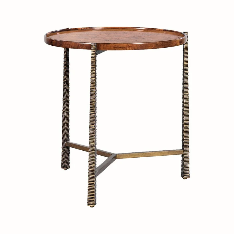 Reston Side Table Large - Burnished | Oliver Home - 1143-07