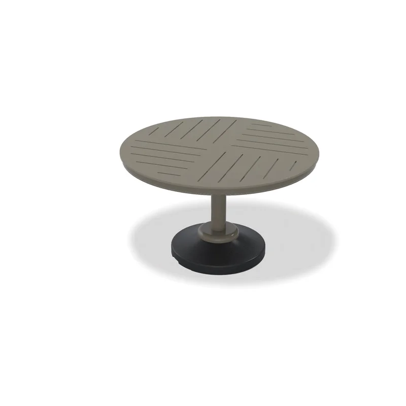48" Round MGP Table Top w/ 120LB Pedestal Base - Dining Height
