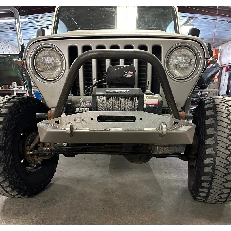 Front Diamond Series Stubby Bumper for Jeep TJ Wrangler (97-06)