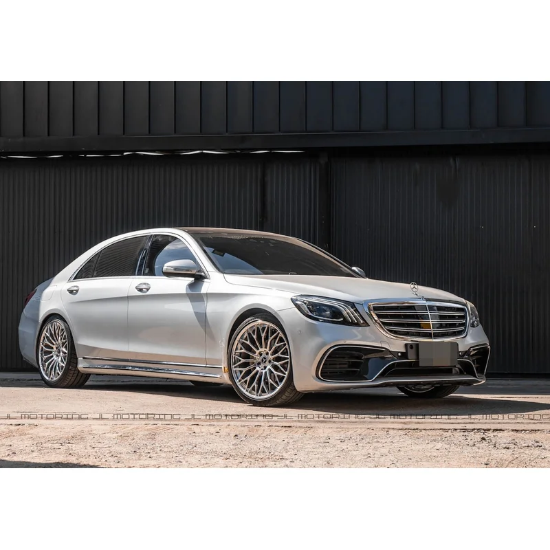 Mercedes Benz W222 Facelift LCI S63 AMG Style Front Bumper