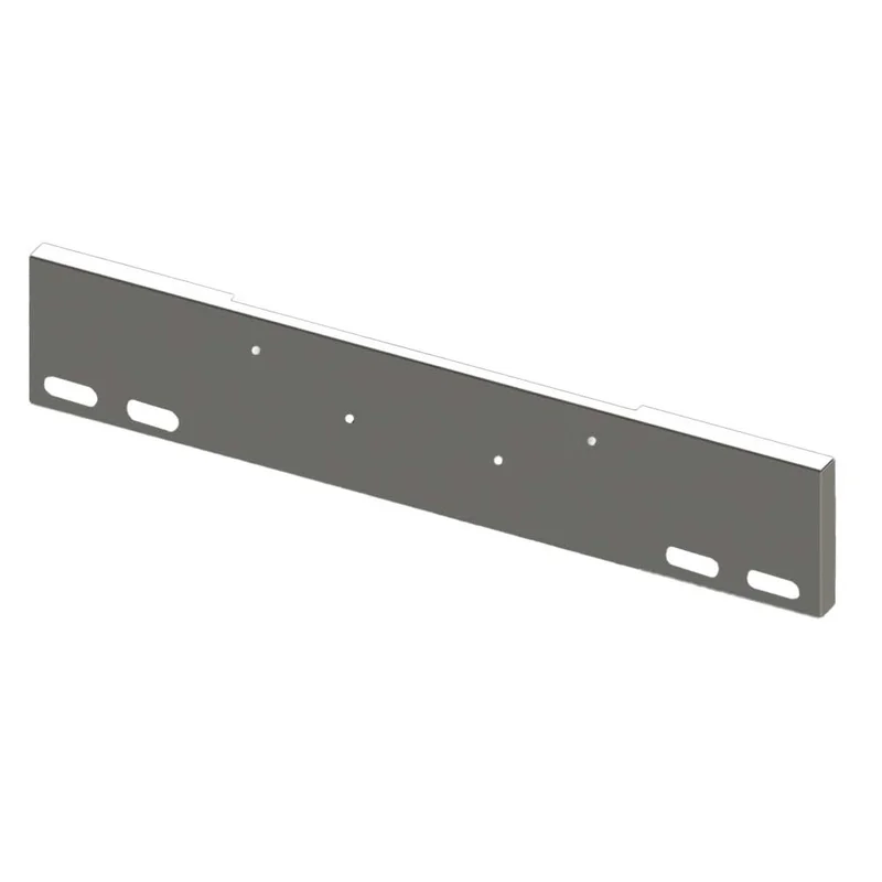 18" Boxed End Chrome Plated with 4 Oval Light Cutouts Bumper for Peterbilt 365 367 388 389 567 and Kenworth W990