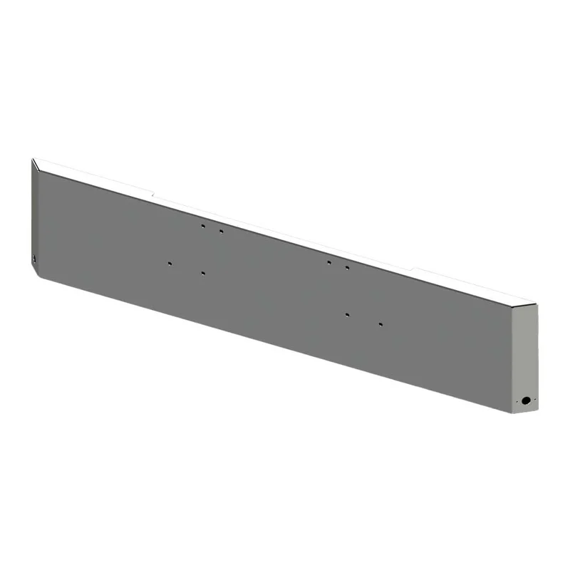 18" Freightliner Classic 1994-2003 Mitered End Chrome Bumper with Watermelon Side Cutouts