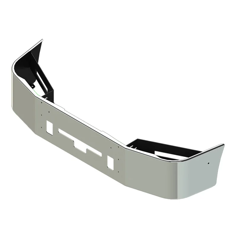 16" Chrome Set Back Bumper for Freightliner Columbia 2004 and older