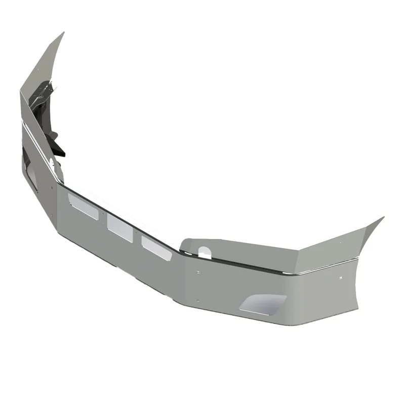 14" FL Cascadia Chrome Bumper with Fogs Tow Vents and Radar