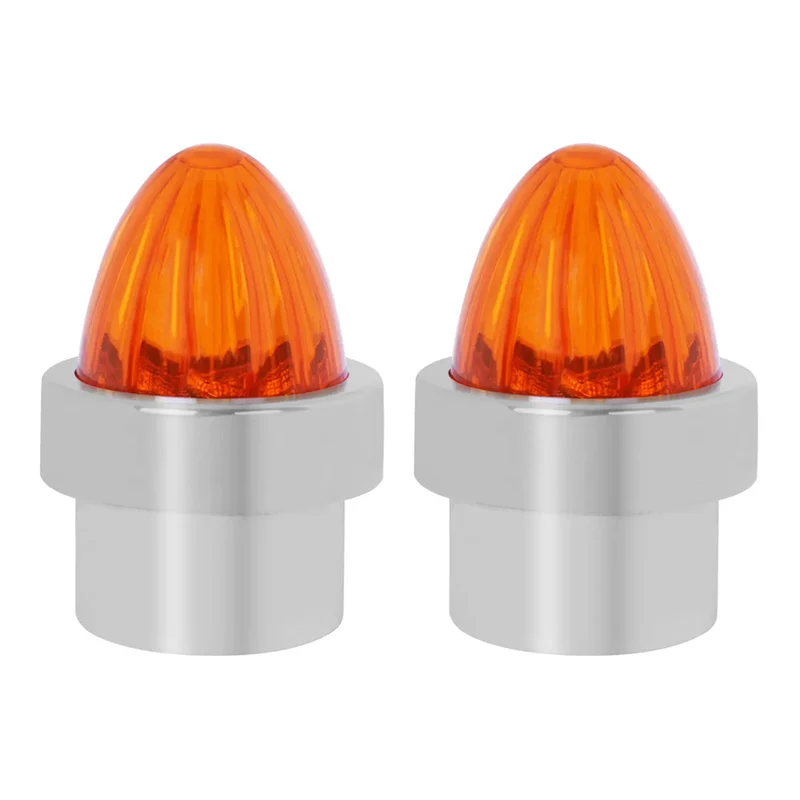 1"ID Bumper Guide Cap with Amber Watermelon Lens