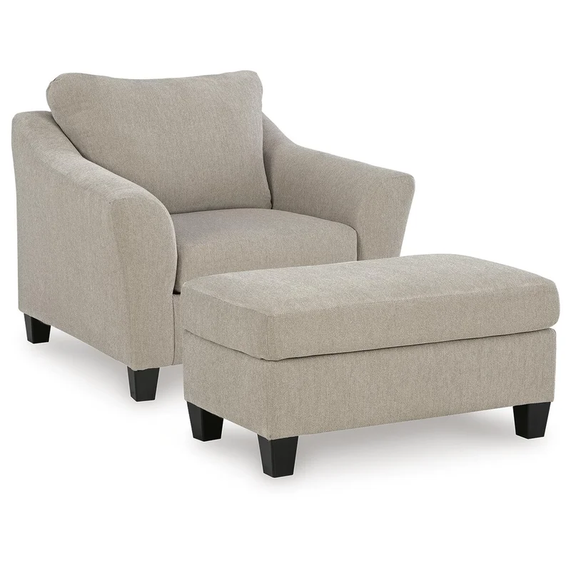 Willarae Chair and Ottoman