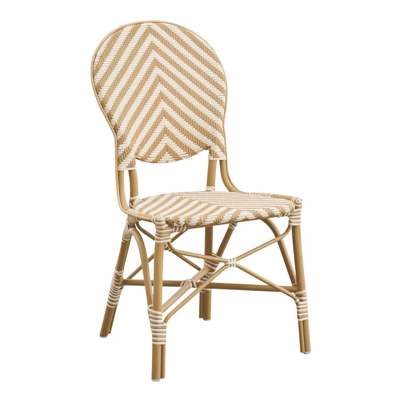 Isabell Side Chair - AluRattan Outdoor - Stackable