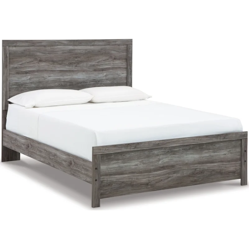 Bronyan Queen Panel Bed - Dark Gray