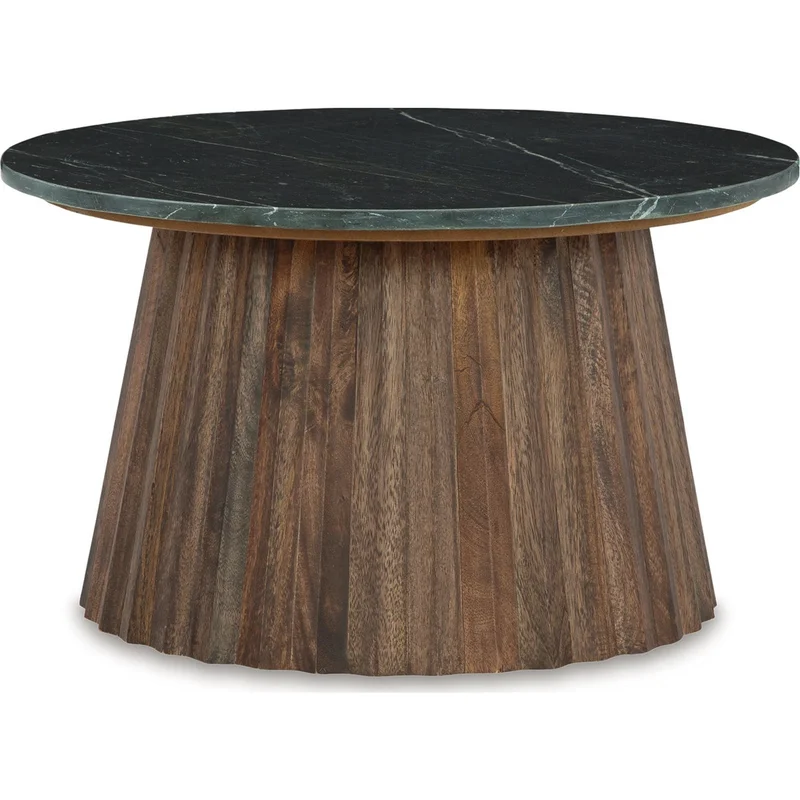 Ceilby Accent Table - Black/Brown