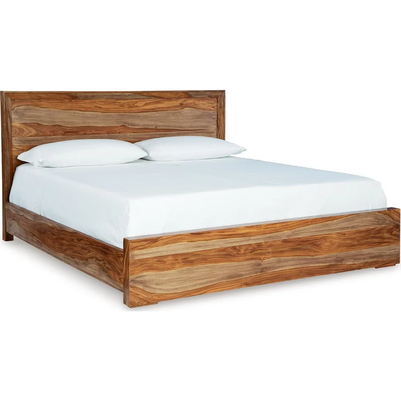 Dressonni Panel Bed - Brown