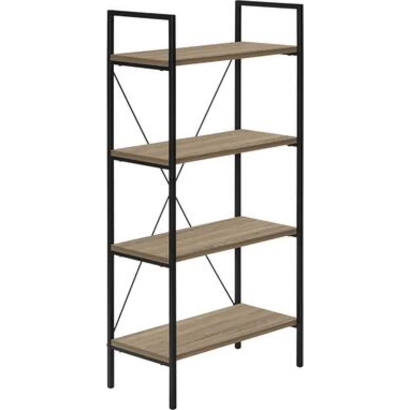Four-Tier Bookcase - Dark Taupe