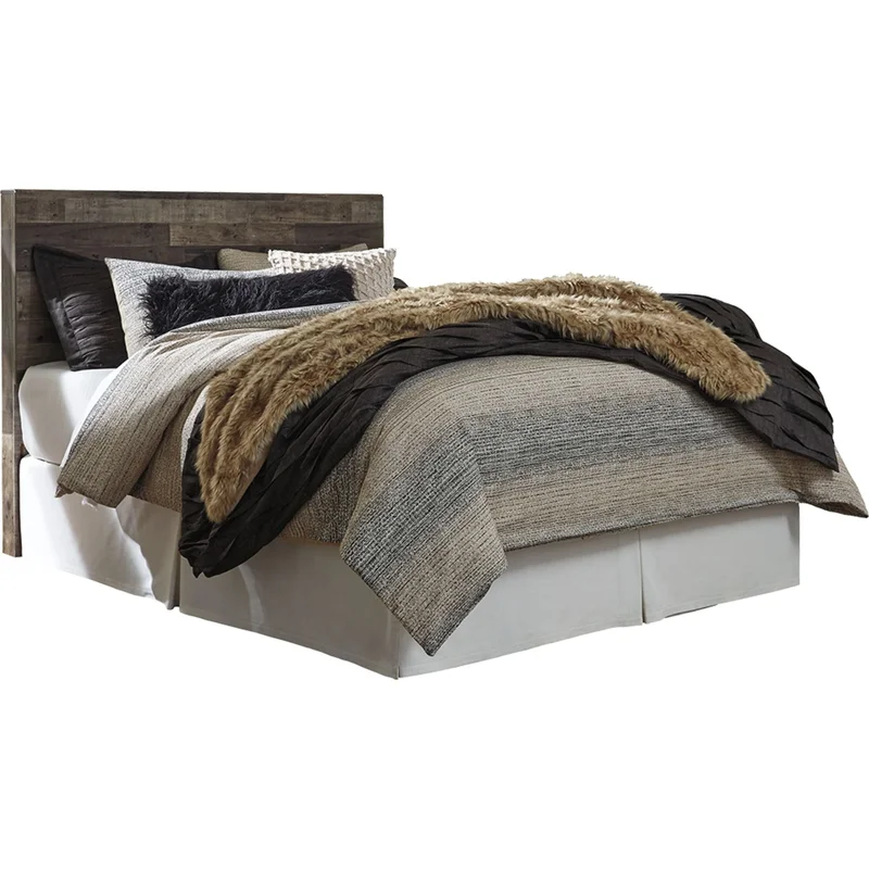 Derekson Panel Headboard - Multi Gray