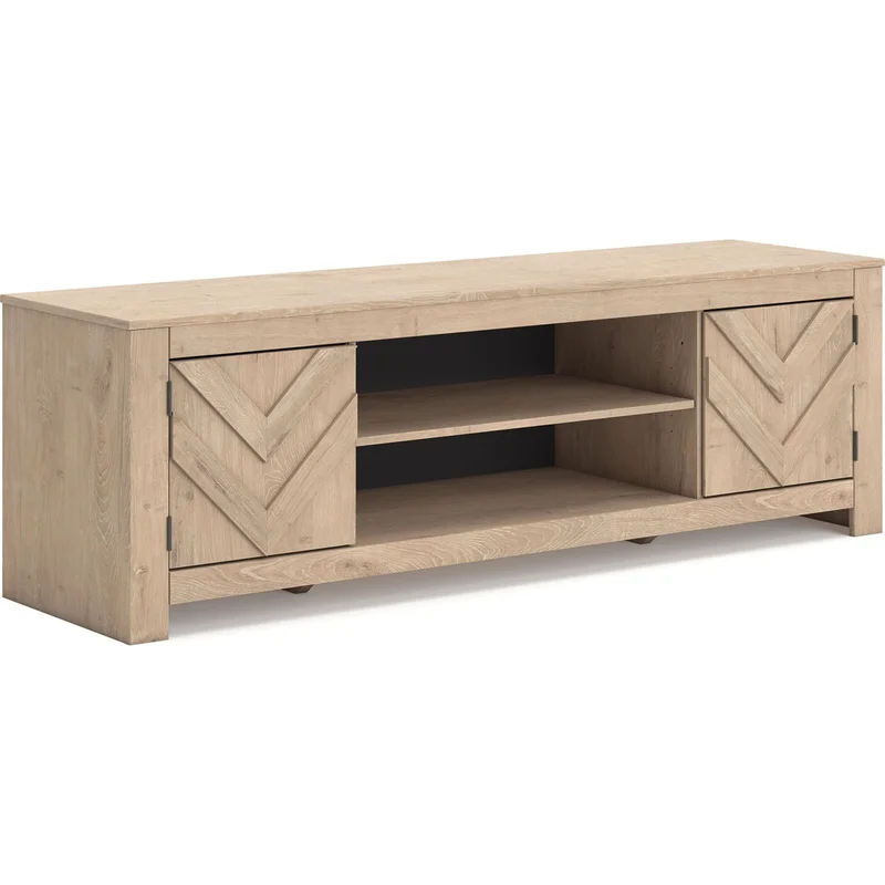 Cayboni TV Stand - Tan