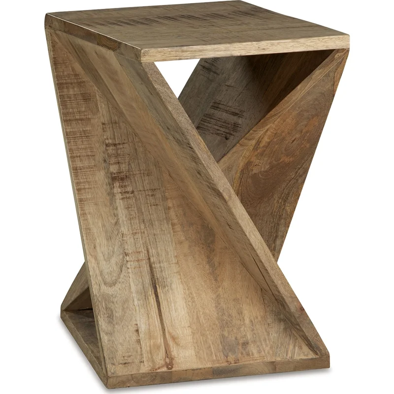 Zalemont Accent Table - Distressed Brown