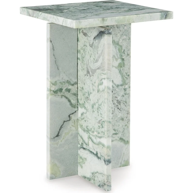 Deaconwell Accent Table - White/Green