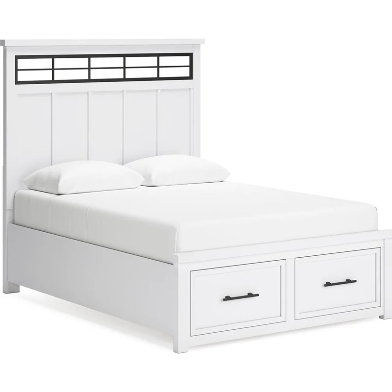 Ashbryn Storage Bed - White