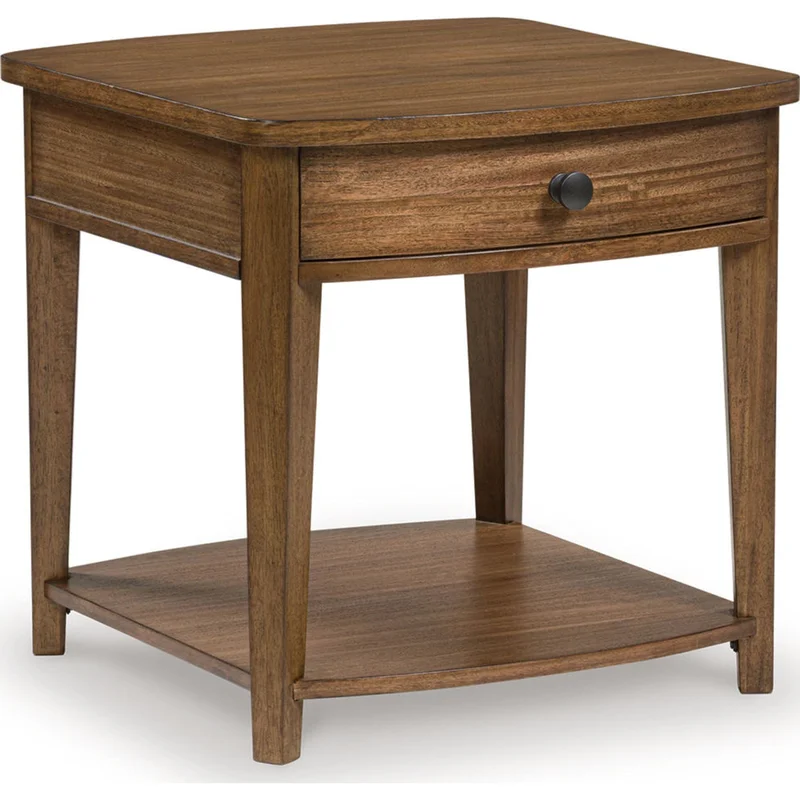 Burkbyer End Table - Brown