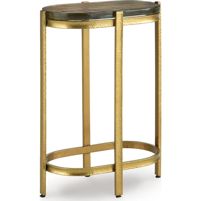 Porterville Accent Table - Gold Finish