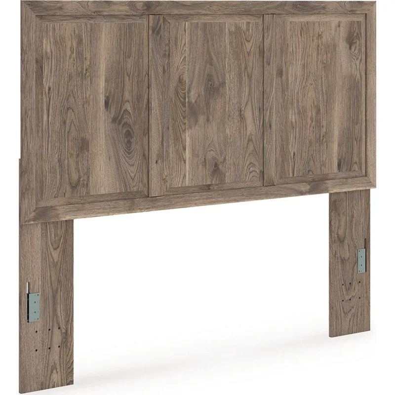 Rusticott Queen Panel Headboard - Brown