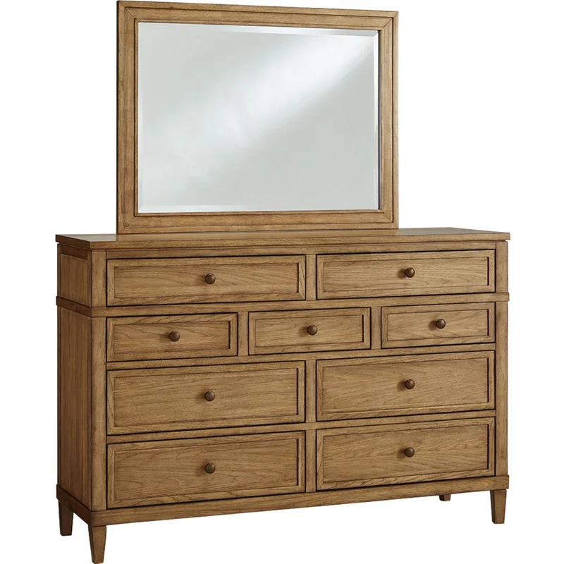 Sharlance Dresser and Mirror - Brown