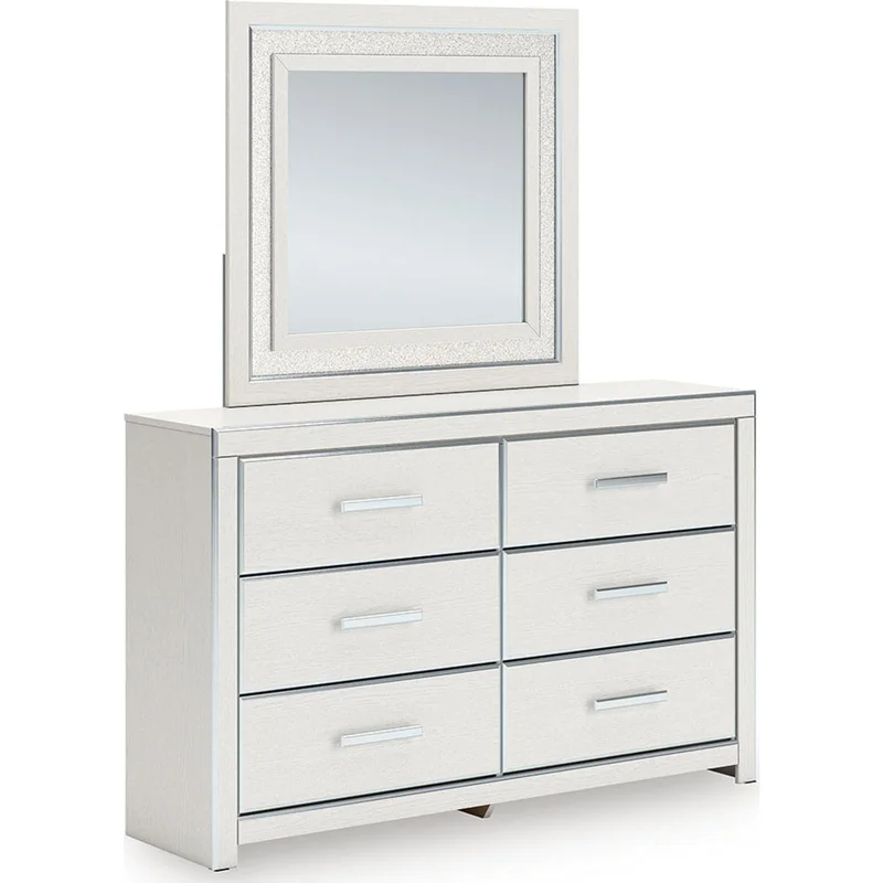 Zuraleus Dresser and Mirror - White