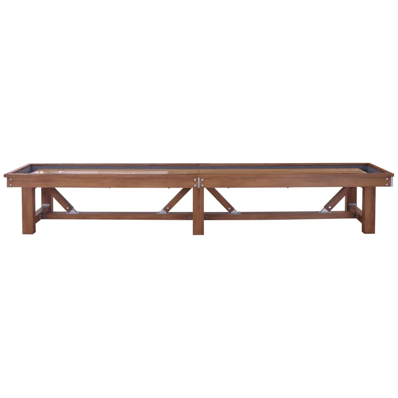 Willow Bend Pro-Series Shuffleboard Table with Butcher Block