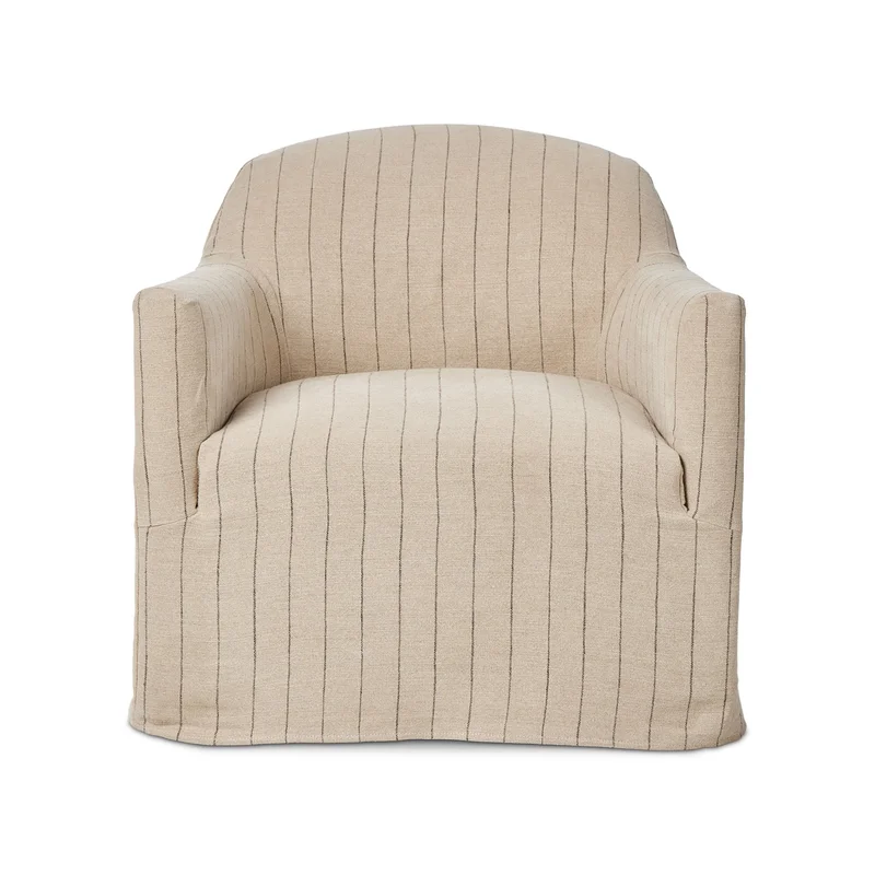 Amber Lewis x Four Hands Lowell Slipcover Swivel Chair