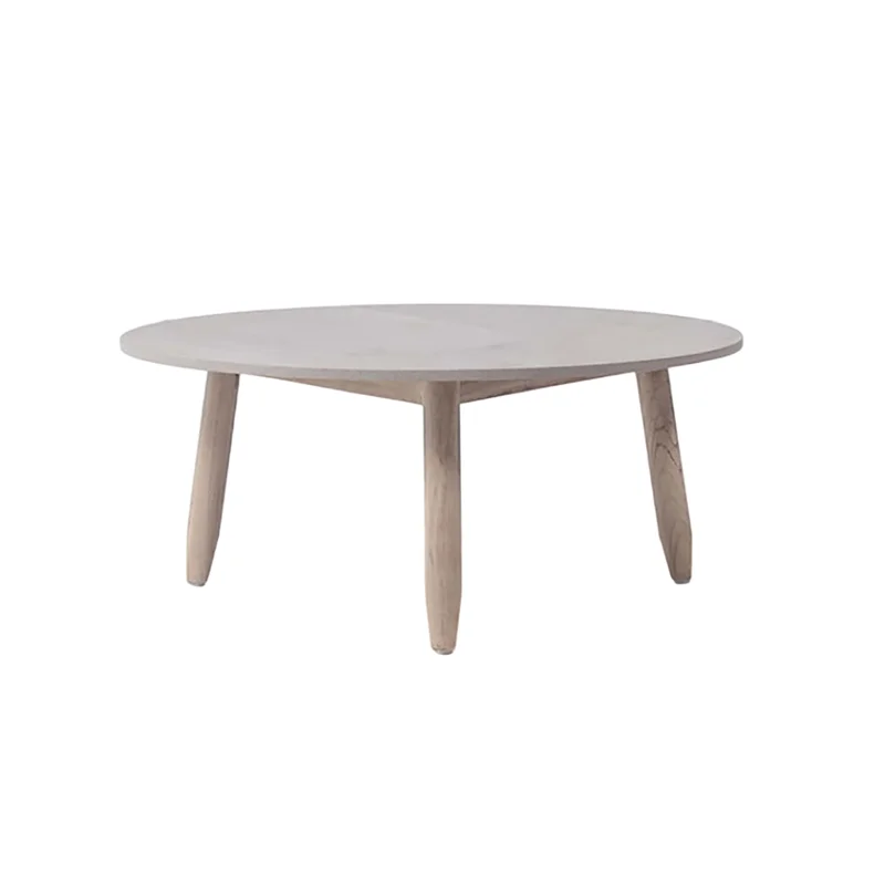 David Outdoor Round Coffee Table