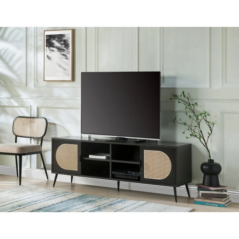ACME Colson TV Stand Black Finish LV01080